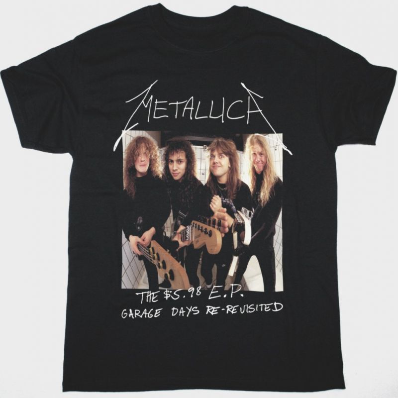 METALLICA THE 5,98 EP GARAGE DAYS RE-REVISITED NEW BLACK T-SHIRT