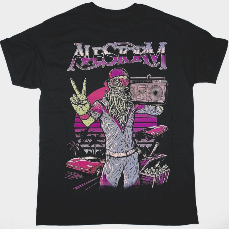 ALESTORM 2021 UK TOUR NEW BLACK T-SHIRT