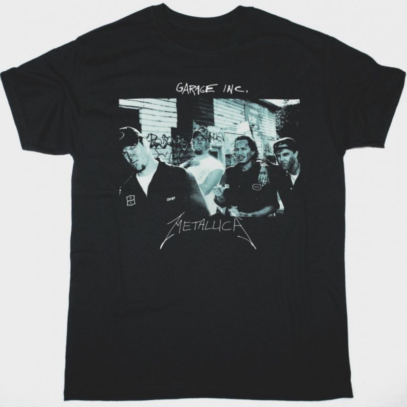 METALLICA GARAGE INC NEW BLACK T-SHIRT