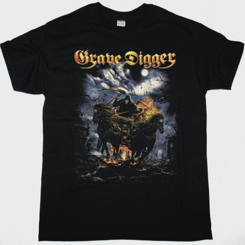 GRAVE DIGGER RETURN OF THE REAPER NEW BLACK T-SHIRT