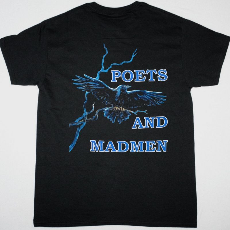 SAVATAGE POETS AND MADMEN NEW BLACK T-SHIRT