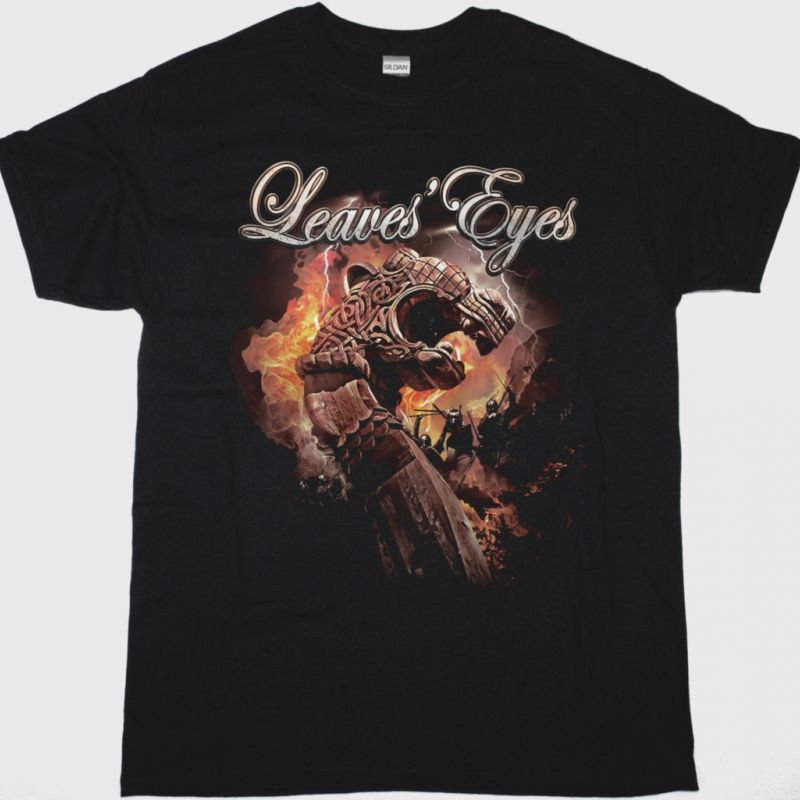 LEAVES’ EYES FIRES IN THE NORTH NEW BLACK T-SHIRT