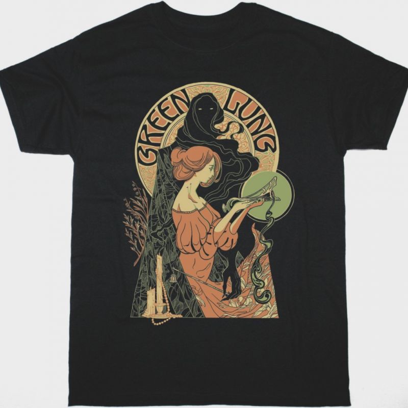 GREEN LUNG OCEANS OF TIME NEW BLACK T-SHIRT