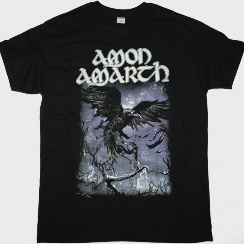 AMON AMARTH RAVEN NEW BLACK T-SHIRT