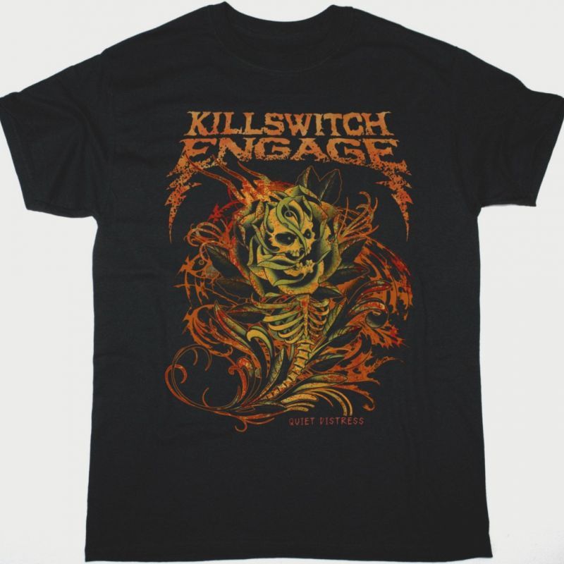 KILLSWITCH ENGAGE QUIET DISTRESS NEW BLACK T SHIRT
