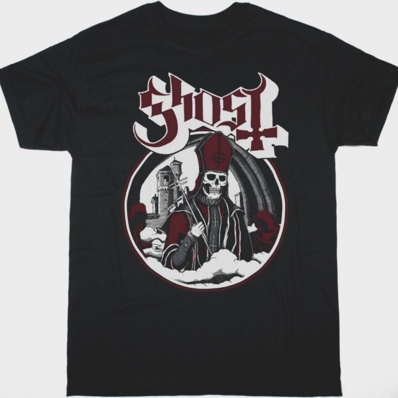 GHOST SECULAR HAZE NEW BLACK T-SHIRT