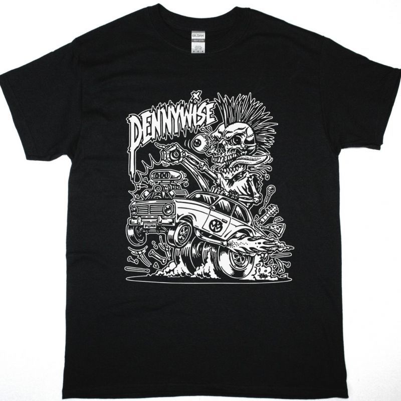 PENNYWISE JIMBO CAR NEW BLACK T SHIRT