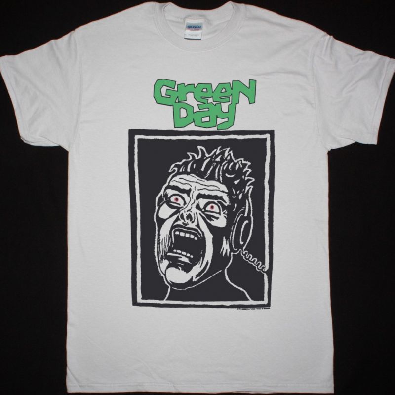 GREEN DAY BASKET CASE NEW ICE GREY T SHIRT