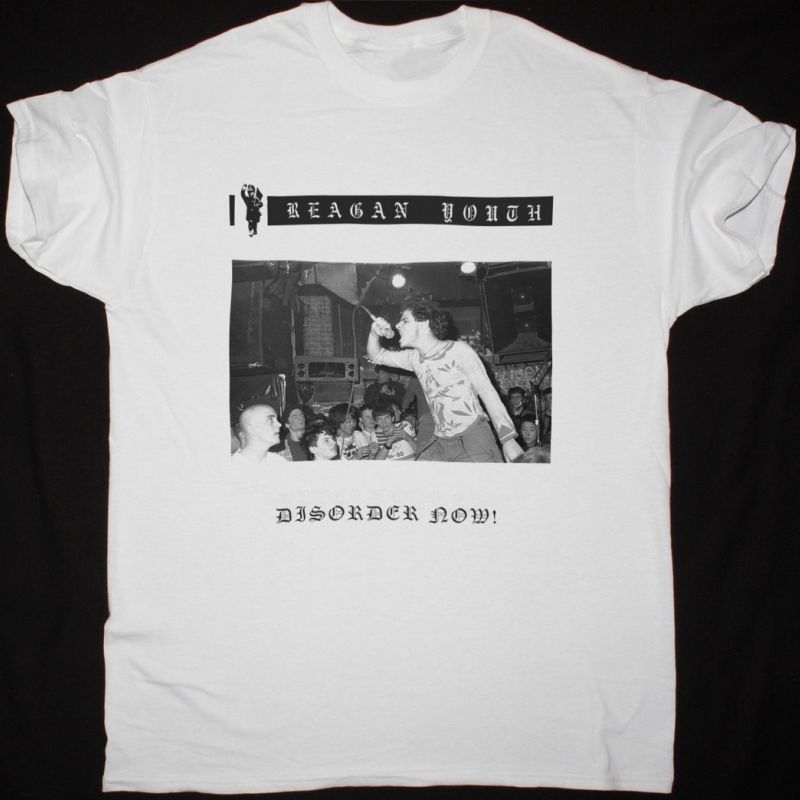 REAGAN YOUTH DISORDER NOW NEW WHITE T SHIRT