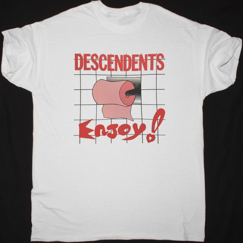 DESCENDENTS ENJOY NEW WHITE T SHIRT