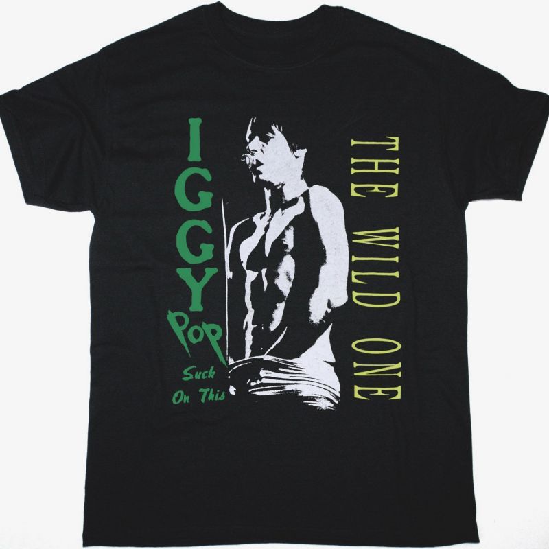 IGGY POP SUCK ON THIS NEW BLACK T-SHIRT
