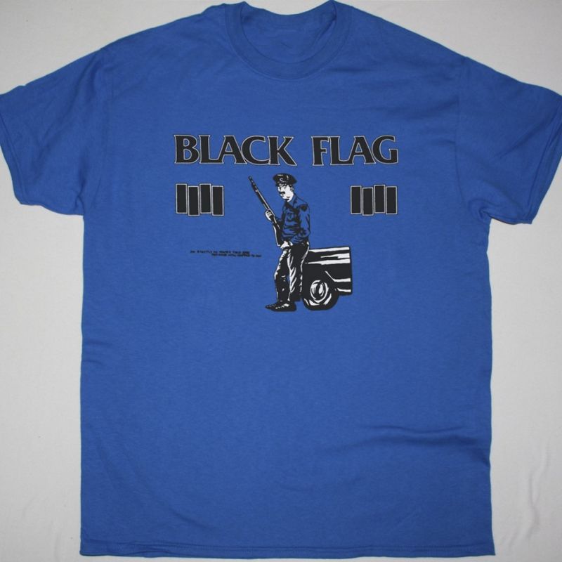 BLACK FLAG DO EXACTLY AS YOU'RE TOLD NEW BLUE T SHIRT