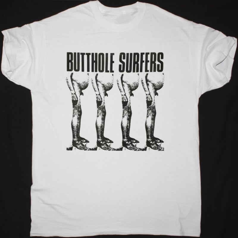 BUTTHOLE SURFERS BUTTHOLE SURFERS EP NEW WHITE T SHIRT