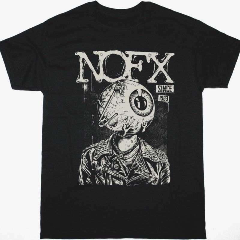 NOFX STICKIN IN MY EYE NEW BLACK T SHIRT
