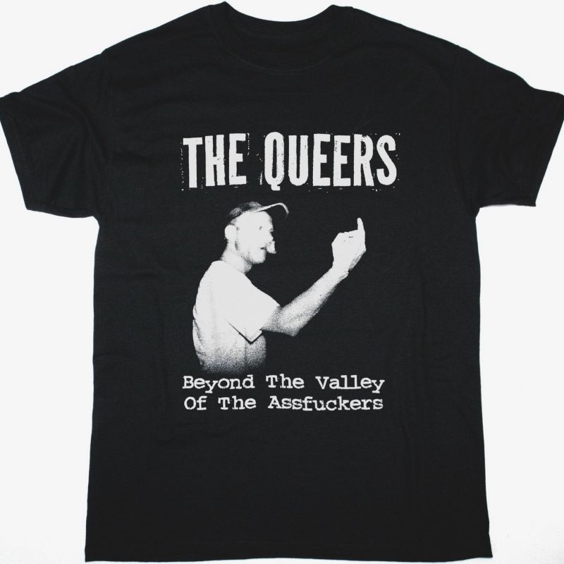 THE QUEERS BEYOND THE VALLEY NEW BLACK T SHIRT