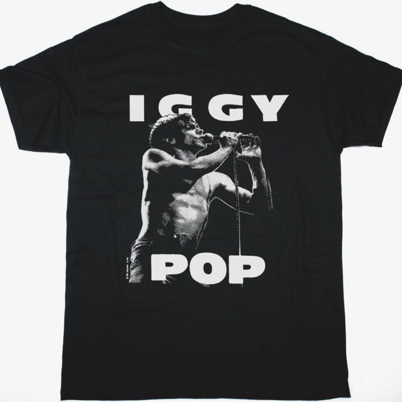 IGGY POP WILD ONE TOUR NEW BLACK T-SHIRT