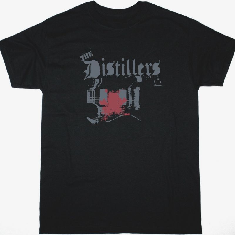 THE DISTILLERS ‎CORAL FANG NEW BLACK T SHIRT