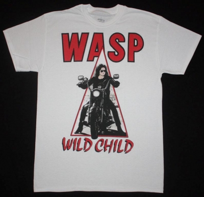 W.A.S.P. WILD CHILD'85  NEW WHITE T-SHIRT