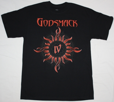 GODSMACK IV NEW BLACK T-SHIRT