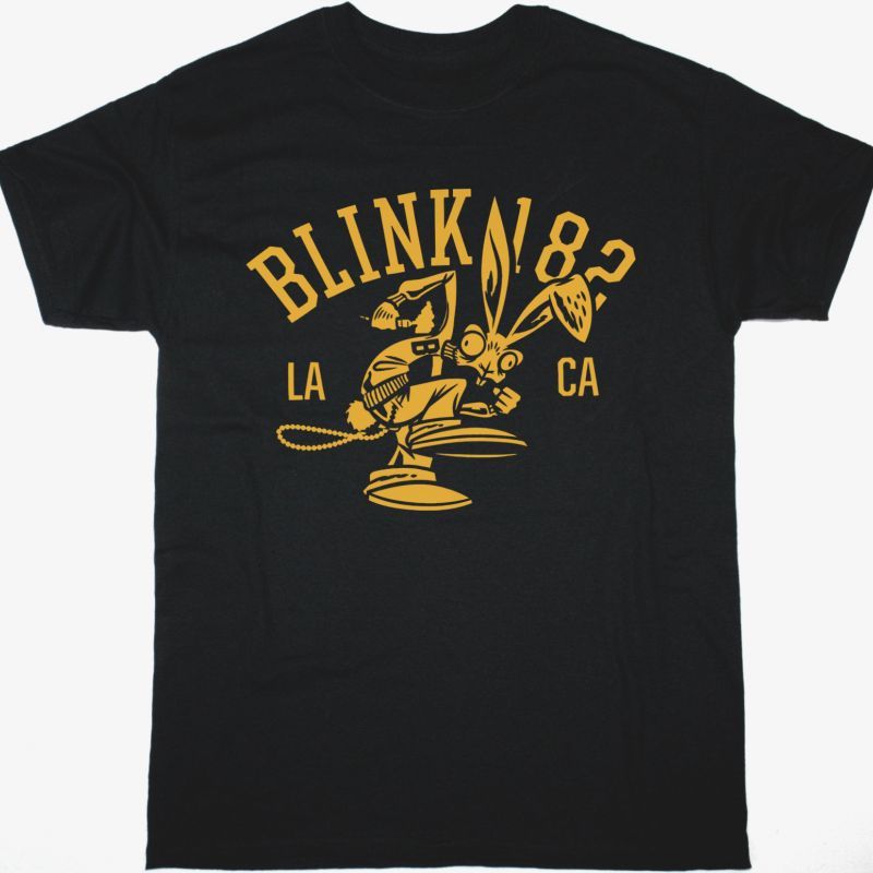 BLINK-182 MASCOT NEW BLACK T-SHIRT