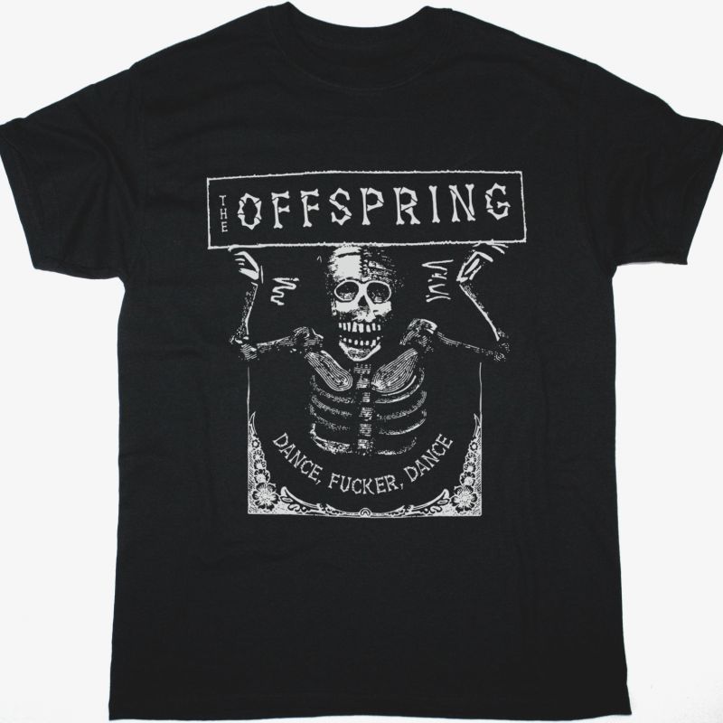THE OFFSPRING DANCE FUCKER NEW BLACK T-SHIRT