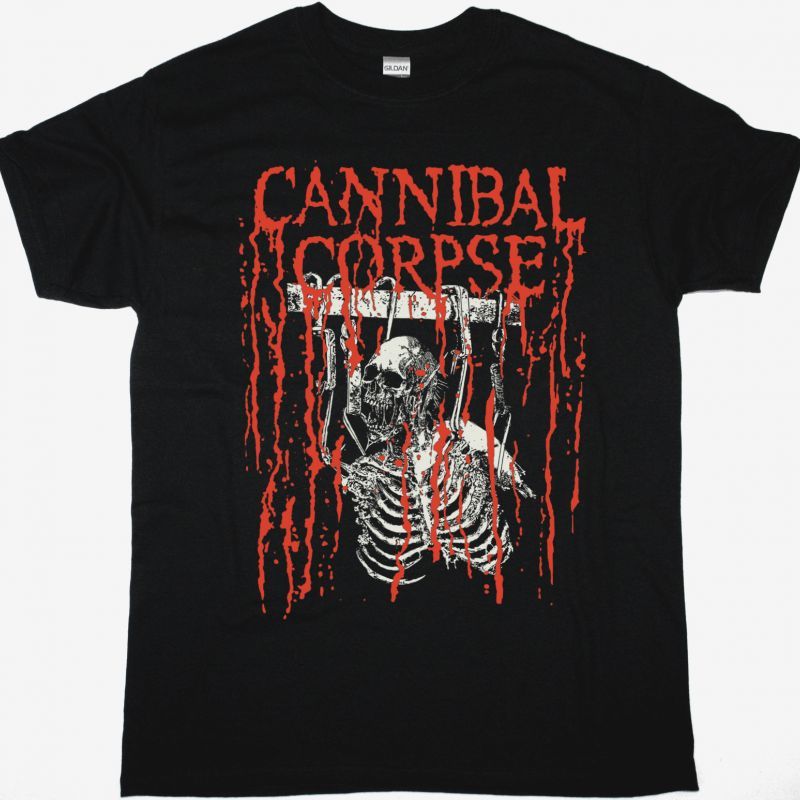 CANNIBAL CORPSE SHACKLED SKELETON NEW BLACK T-SHIRT
