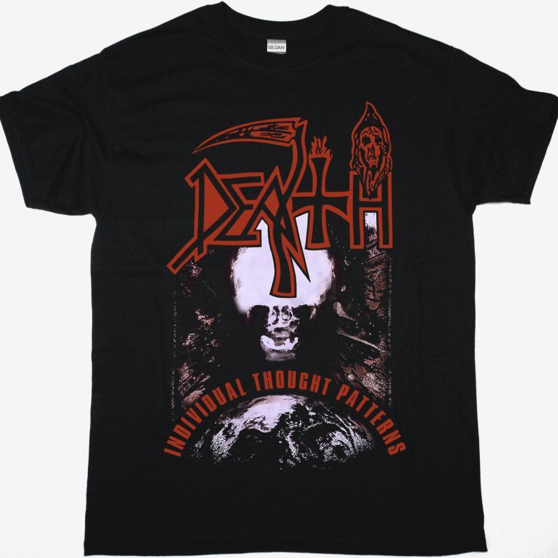 DEATH INDIVIDUAL THOUGHT PATTERNS NEW BLACK T-SHIRT