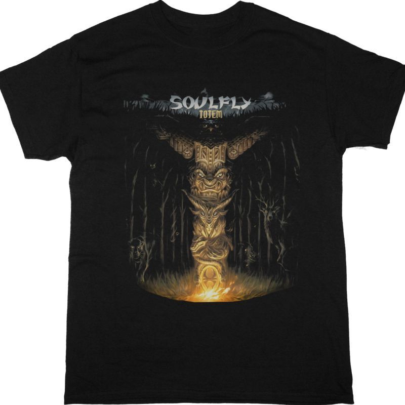 SOULFLY TOTEM TRACKLIST NEW BLACK T-SHIRT