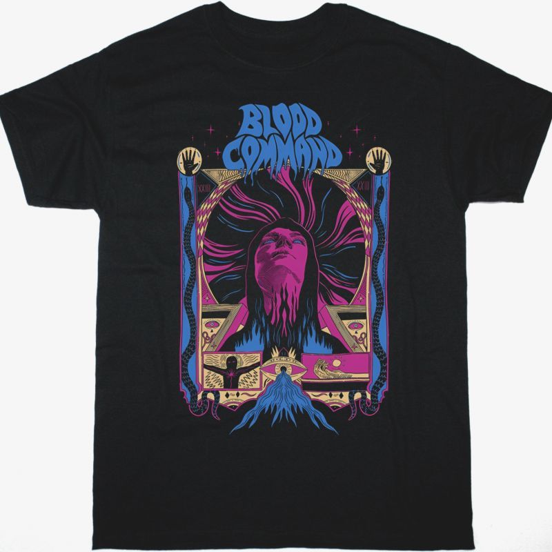 BLOOD COMMAND PRAISE ARMAGEDDONISM NEW BLACK T-SHIRT