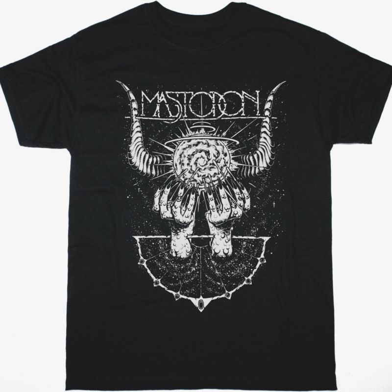 MASTODON HORNED COSMOS NEW BLACK T-SHIRT