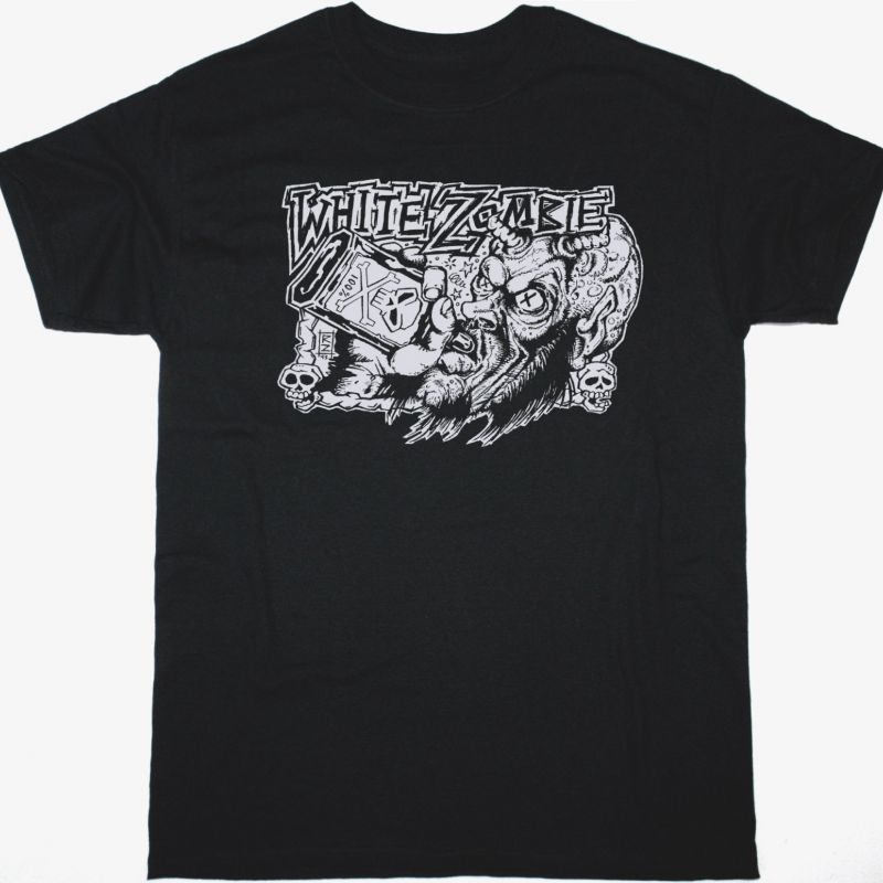 WHITE ZOMBIE DIE FUCKER DIE SHIRT NEW BLACK T SHIRT