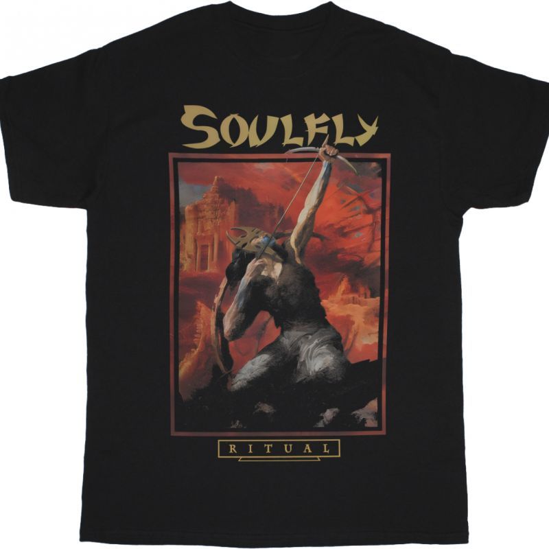 SOULFLY RITUAL NEW BLACK T SHIRT