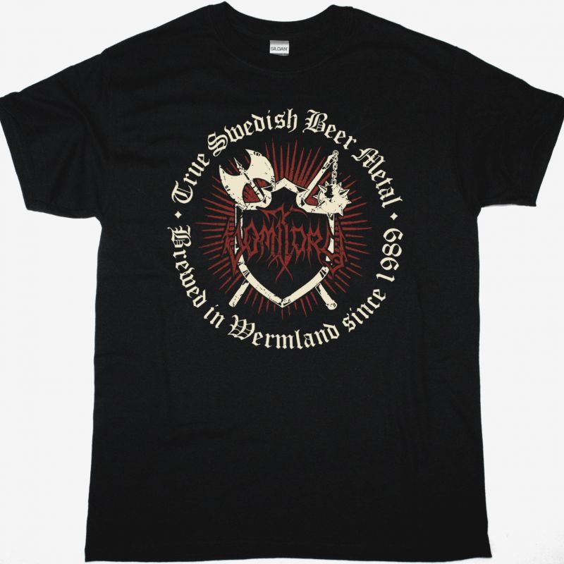 VOMITORY BREWED NEW BLACK T SHIRT