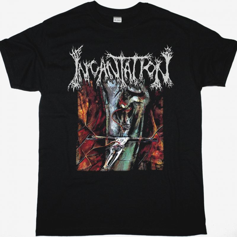 INCANTATION ONWARD TO GOLGOTHA NEW BLACK T-SHIRT