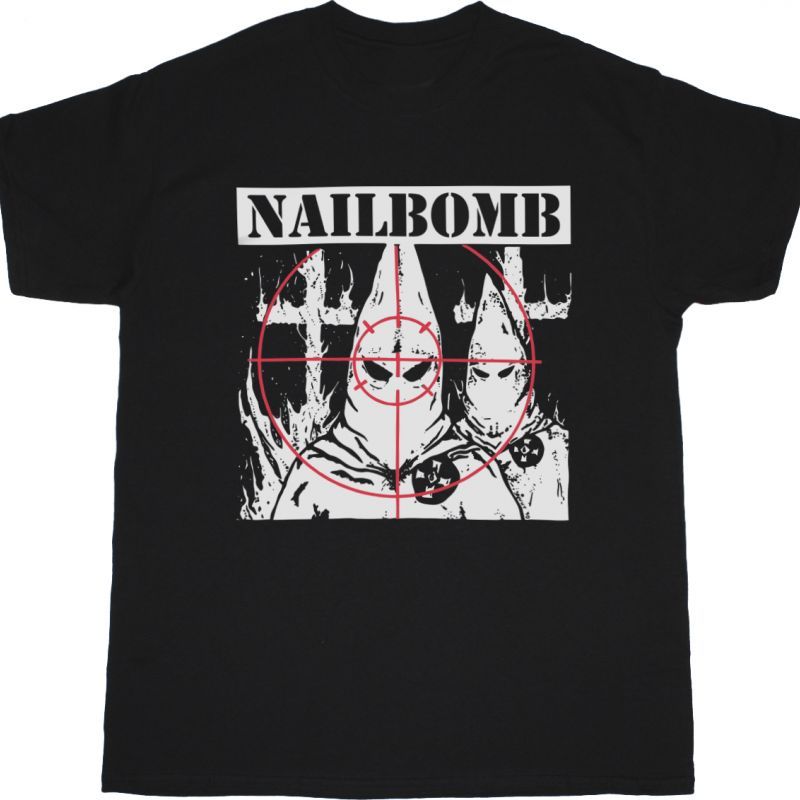 NAILBOMB CROSSHAIRS NEW BLACK T-SHIRT