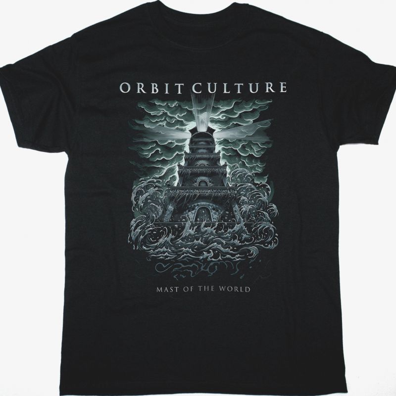 ORBIT CULTURE MAST OF THE WORLD NEW BLACK T-SHIRT