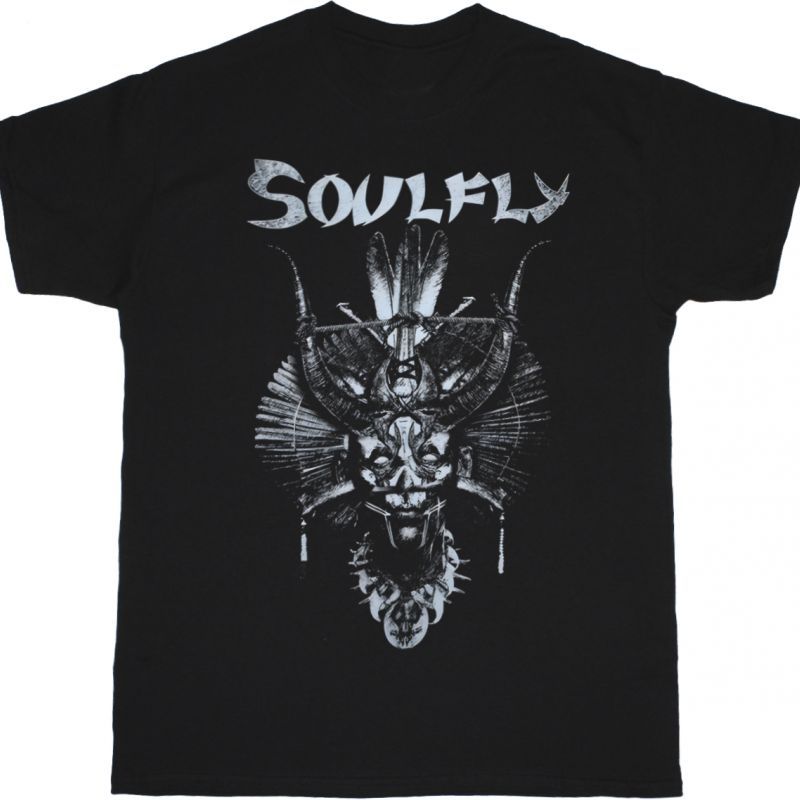 SOULFLY TRIBE NEW BLACK T SHIRT