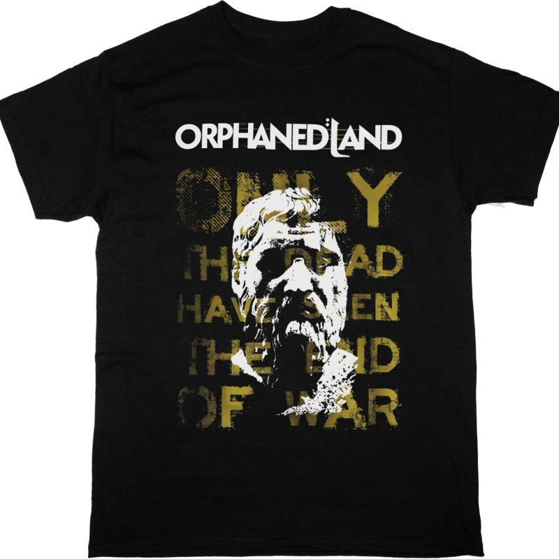 ORPHANED LAND ONLY THE DEAD HAVE SEEN THE END OF WAR NEW BLACK T-SHIRT