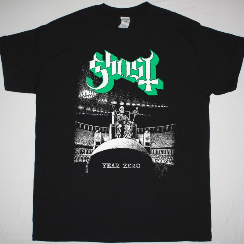 GHOST YEAR ZERO HAZE OVER NORTH AMERICAN 2013 TOUR NEW BLACK T-SHIRT
