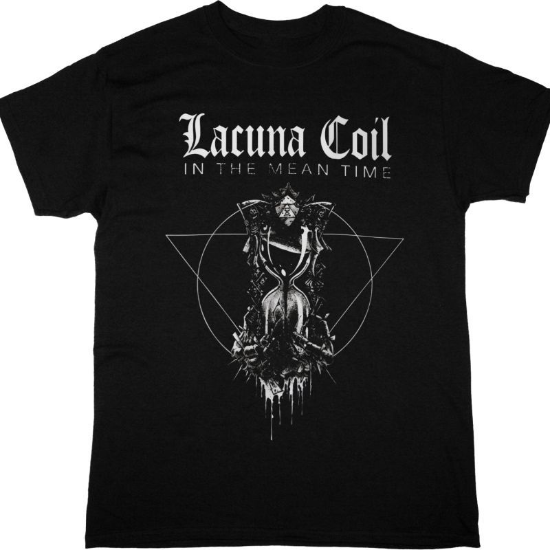 LACUNA COIL IN THE MEAN TIME NEW BLACK T-SHIRT