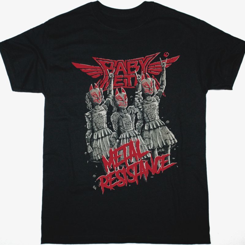 BABYMETAL METAL RESISTANCE NEW BLACK T-SHIRT
