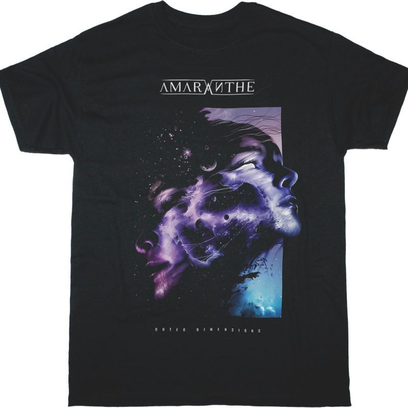 AMARANTHE OUTER DIMENSIONS NEW BLACK T-SHIRT