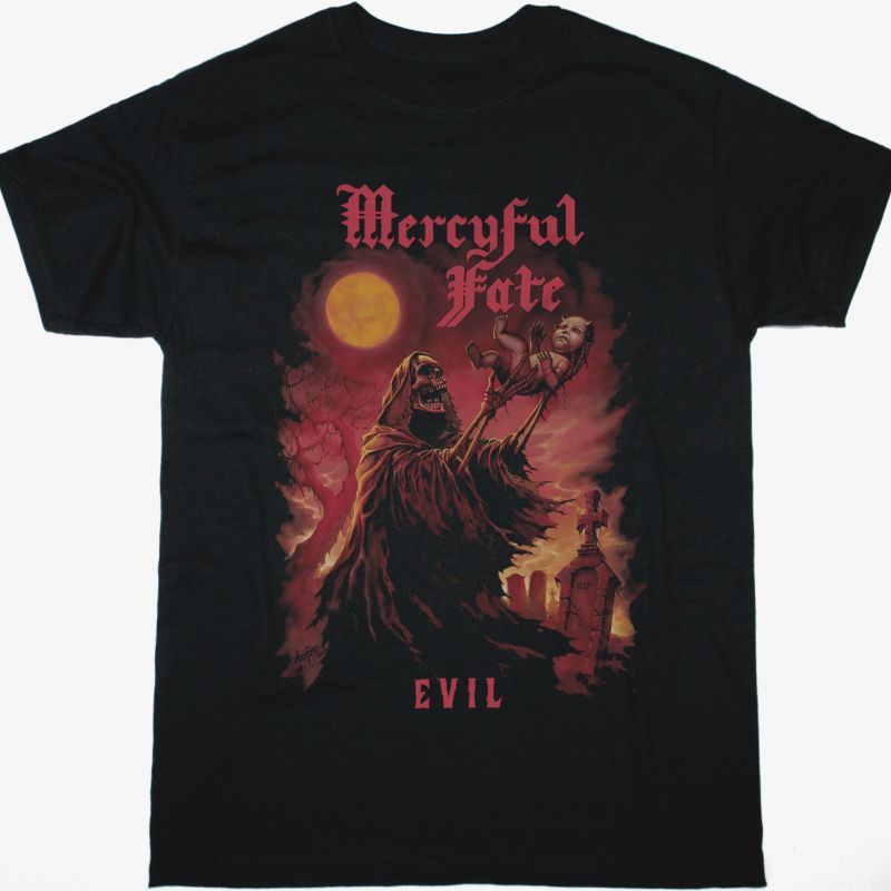 MERCYFUL FATE EVIL NEW BLACK T-SHIRT