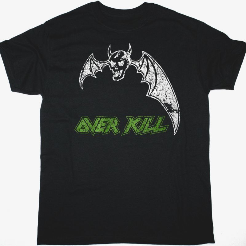 OVERKILL POWER IN BLACK NEW BLACK T SHIRT