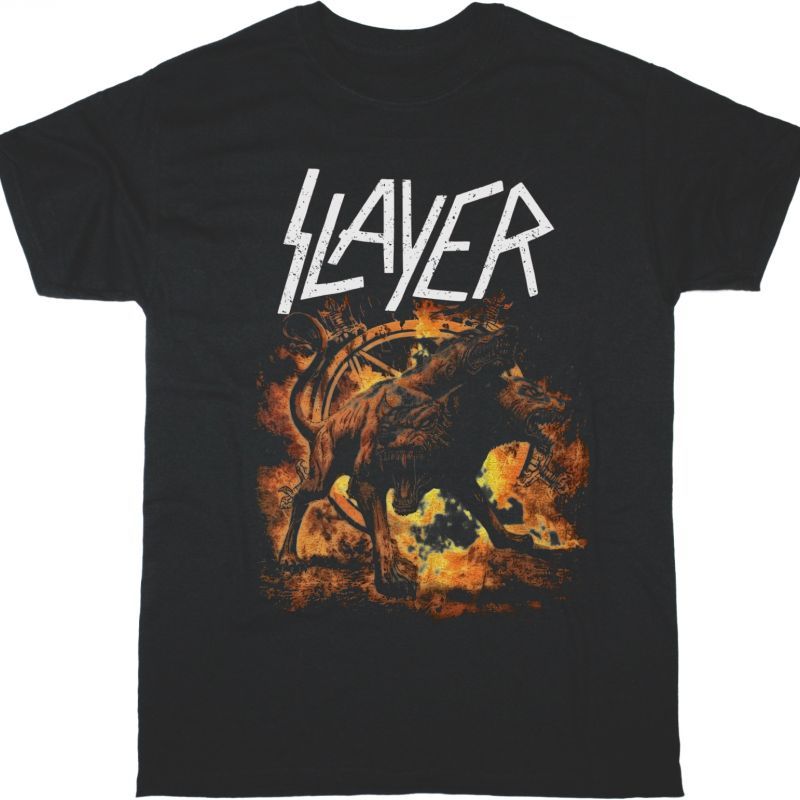 SLAYER CERBERUS RISING NEW BLACK T-SHIRT