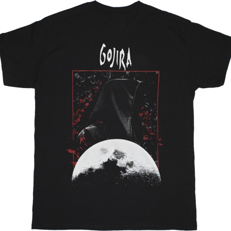 GOJIRA GRIM MOON NEW BLACK T SHIRT