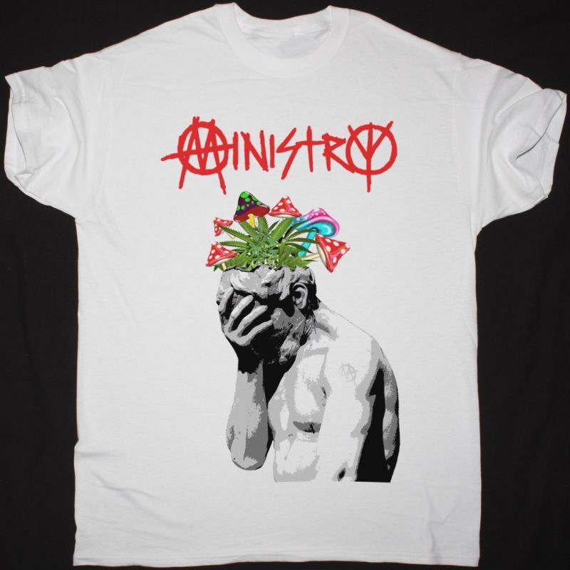 MINISTRY HOPIUM FOR THE MASSES NEW WHITE T-SHIRT