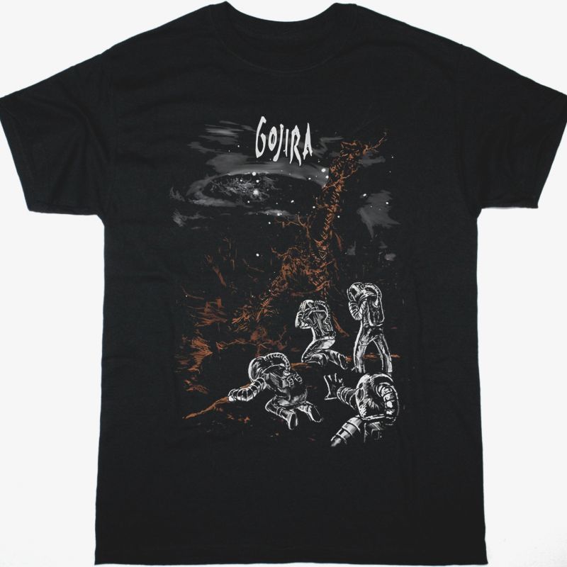 GOJIRA EIFFEL FALLS NEW BLACK T SHIRT