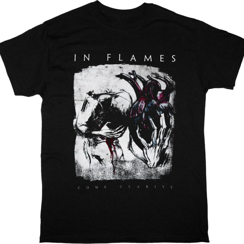 IN FLAMES COME CLARITY NEW BLACK T-SHIRT