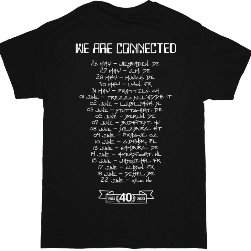 VOIVOD MORGOTH TOURSHIRT 2023 NEW BLACK T-SHIRT